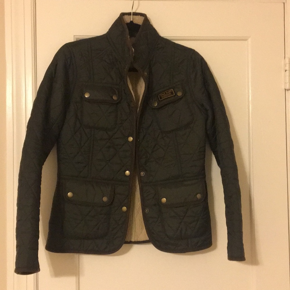 Barbour bomber jacket